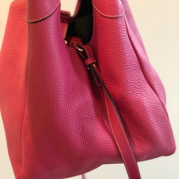 Bruno Magli Pink Fuchsia Leather Bag - Picture 2 of 12